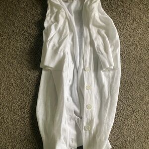 LOFT Light Gray Knit Sweater